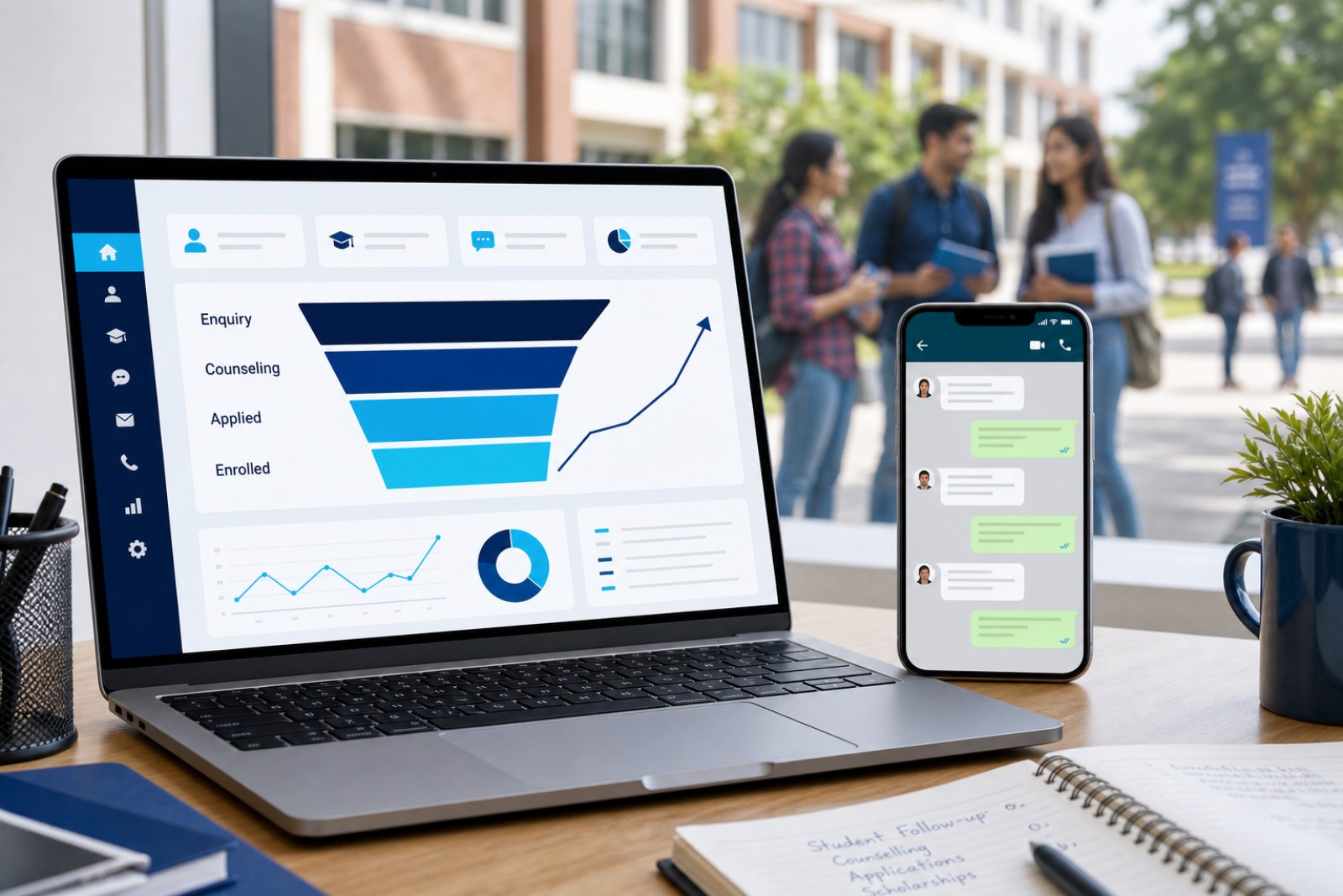How to Increase College Admissions in 2026: Online Admission System, WhatsApp CRM & Faster Follow-Up